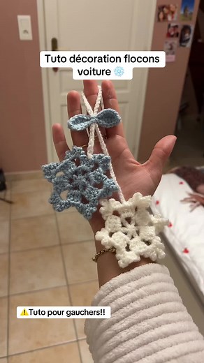 Tuto Crochet Flocon de Neige Pour Débutants