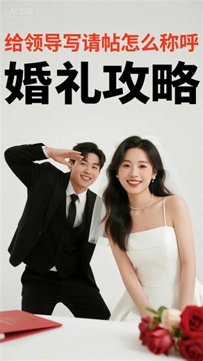 1348.婚礼攻略之给领导写请帖怎么称呼