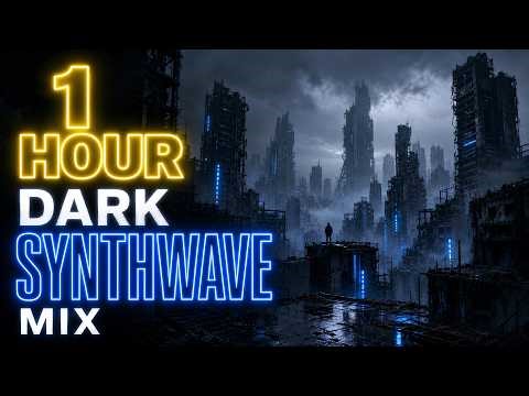 Dark Synthwave Mix Vol.10 🏚️ 1 Hour Abandoned City Cyberpunk BGM | Neon Horizon