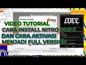 VIDEO TUTORIAL CARA INSTALL NITRO PDF DAN CARA AKTIVASI MENJADI FULL VERSION|| CELLOW KILUNGGA