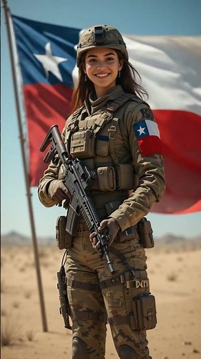 🇨🇱 Chilean Female Soldier | Discipline, Dedication, and National Pride 👩‍✈️💪 #army # chile