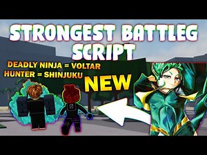 *NEW* The Strongest Battlegrounds Script (PASTEBIN 2024)(Deadly Ninja=Voltar , Hunter=Shinjuku Yuji)
