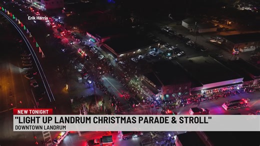 Video: Parade lights up Landrum with holiday cheer