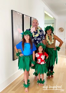 DIY Lilo and Stitch Family Halloween Costumes