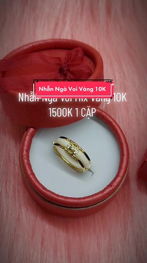 Nhẫn Ngà Voi Mix Vàng 10K: Sự Lựa Chọn Độc Đáo