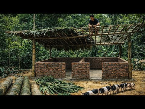 Brick Pig Pen in the Jungle: Piglets Approved, My Back Didn’t | by ‪@chuctonbinh‬