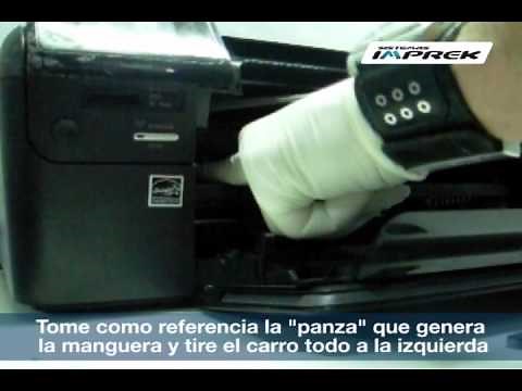 Instalación de sistema continuo en impresora Hp D110, F4480, C4780