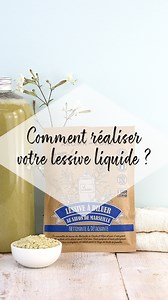 Envie d'une lessive écologique prête en quelques minutes ? Notre nouvelle lessive à diluer à base de savon de Marseille et de bicarbonate de soude est sans parfums, sans allergènes et sans dérivés de palme ! Elle va vite devenir votre nouvel indispensable pour nettoyer et détacher le linge de toute la famille ! En plus, elle est certifiée Ecodétergent.✨ 👉 Comment réaliser votre lessive liquide ? Versez le contenu du sachet dans un flacon d'1L puis complétez-le avec de l'eau chaude du robinet. E