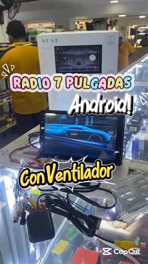 RADIO ANDROID 🛜PARA CARRO 7PULGADAS DOBLE DIN CON VENTILADOR INTEGRADO 🥶 🫶🏻USB 🫶🏻BLUETOOTH 🫶🏻RADIO FM 🫶🏻CARPLAY 🫶🏻SISTEMA IPS 🫶🏻ANDROID 17 🫶🏻 Para mayor información , escribenos CAPACIDAD 8 128GB GPS Su ventilador es crucial principalmente para gestionar la temperatura interna y garantizar un rendimiento estable. #caraudio #android #autolujos #accesoriosparacoche #radio