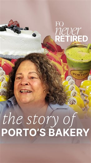The Female Quotient® on Instagram: "You’ve probably heard of the *iconic* Porto’s Bakery in LA but do you know the woman behind it? Meet Betty Porto. What Betty Porto remembers most from growing up in 1960s Cuba is her mom quietly running a cake business out of their home, teaching her children that girls are just as capable as boys. 🍰✨ Today, Betty is co‑owner of Porto’s Bakery alongside her siblings. “We come from a family of women that are business women,” she told us. “It’s a mindset. I nev