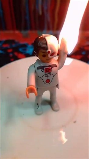 Melting a Cyborg Toy 🔥🤖