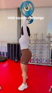 Day 11 of 1000 squats challenge with my team , I can feel the burn 🤭🤭🍑🍑 | Coach Amanda24