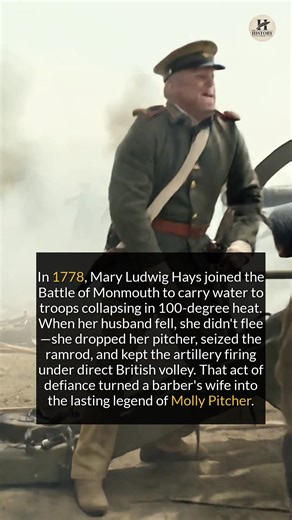 She traded her water pitcher for a ramrod and became a legend of the Revolution. #history #AmericanRevolution #facts | The History Page