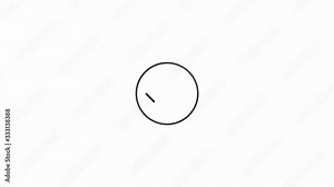 Animation in motion graphics of a check mark symbol. Symbolizing right. Motion Graphics. Transparent Background 4k