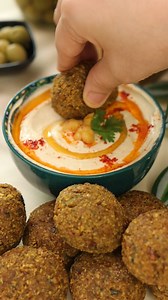 Crispy Falafel with Creamy Hummus | Cooking With Benazir