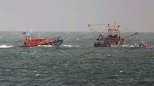 Lifeboat launched to fishing vessel after nets wrap around propellor