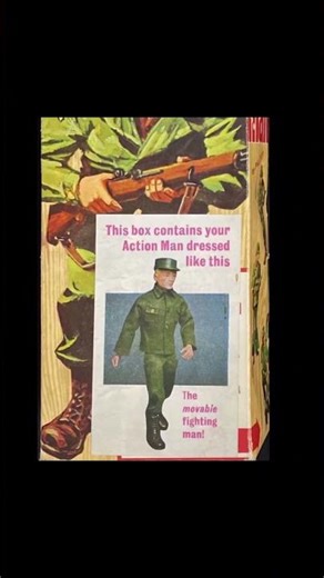 ACTION MAN 1966 SOLDIER BOX PACKAGING #palitoyactionman