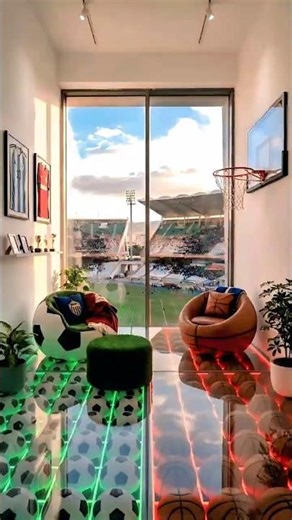 Epoxy Floor Encapsulating Soccer and Basketballs