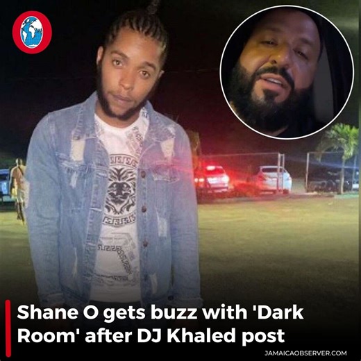 1.1M views · 67K reactions | Dancehall artiste Shane O got a major boost when DJ Khaled shared a video of the deejay spitting verses from his latest single ‘Dark Room’. "They didn't believe in us, God did," Khaled said, right before Shane O's voice chipped in. https://www.jamaicaobserver.com/latest-news/shane-o-gets-buzz-with-dark-room-after-dj-khaled-post/ | The Jamaica Observer | Facebook