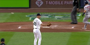 Nobody home on shortstop's throw to plate