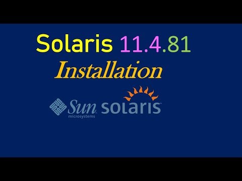 Oracle Solaris 11.4.81 Installation| how to install and tutorial |sun solaris 11.4 latest