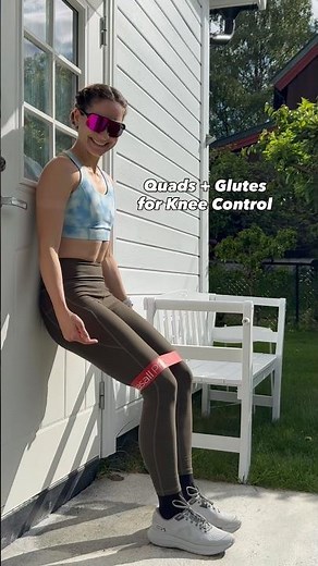 Quads + Glutes Exercises for Knee Control 💪⚡️ #strengthforrunners #runningtips
