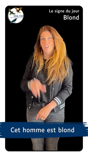 Chaque jour, on partage un signe et une phrase courte pour utiliser ce signe en contexte. Vous connaissez une variante de ce signe ? N'hésitez pas à nous envoyer une vidéo ! Aujourd'hui, c'est Laurence qui signe. -> Vous pouvez nous suivre sur LinkedIn, Instagram, Tiktok et Facebook. #lsf #languedessignesfrancaise #skal #courslsf #blond | LSF avec SKäL