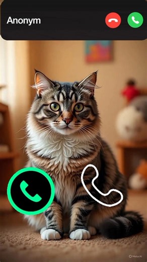 Cute cat calling 😮 trending ringtone #cat #ringtone #shorts
