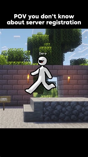 Derp on Instagram: "My first Minecraft server experience 😭 #minecraft #minecraftmemes #memes #animation"
