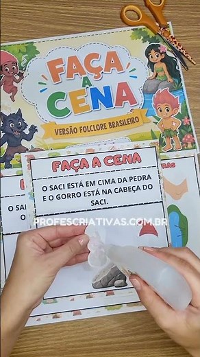 Atividade Folclore Brasileiro para crianças!
