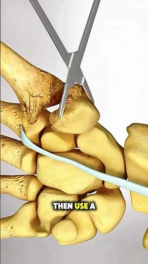 How Trapeziectomy with Tendon Interposition Surgery Is Performed (3D Animation) #healthcare #fyp