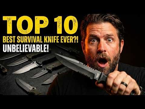 Top 10 Best Survival Knives on Amazon in 2025 — Don't Buy Until You Watch This!