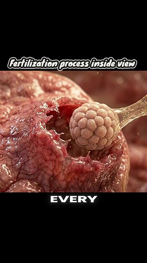 Fertilization process inside view 3d #fertility #unitedstates #pregnancy
