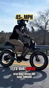 45+ MPH EBIKE?! Ariel Rider X-Class 60V Speed Test 😳⚡️