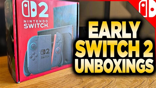 Nintendo Switch 2 early unboxings