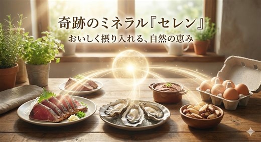 老化のブレーキ＆免疫のアクセル！知られざる「セレン」の実力とは？