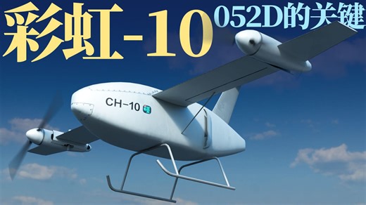 052D + 彩虹-10，大有可为！国产无人“鱼鹰”，让052D 战力暴涨半代的关键！