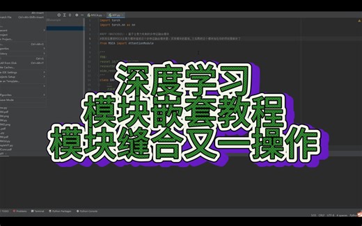 深度学习模块嵌套缝合教程，模块缝合又一操作
