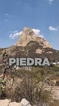 This is the most famous rock in Mexico! ⛰️ #richardsan #peñadebernal #queretaro #mexico