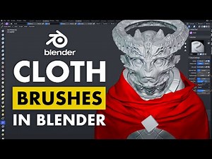 Using Cloth Brushes in Blender to Enhance your Clothing