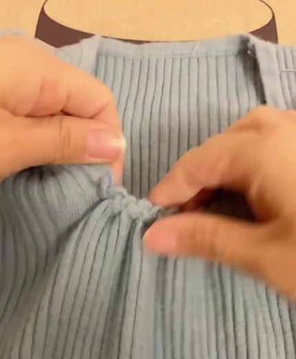 Sewing Techniques: How to Stitch Light Blue Fabric