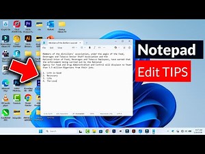 How to Add Bullet Points in Notepad Windows 11