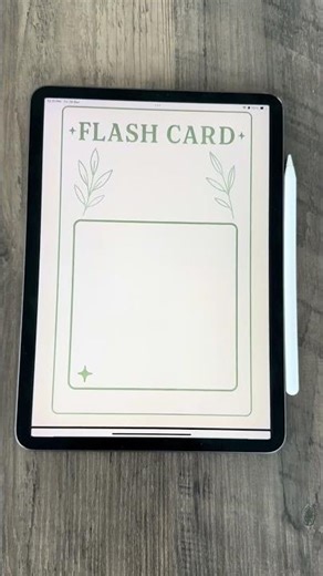 Botanical themed study template for overstimulated students 🌱#studytips #naturelovers #study