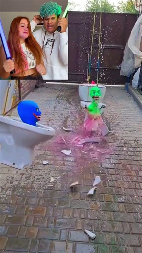 Azul vs verde 😱☠️ ¿Tú color favorito es el verde m?