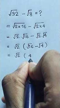solving square root maths in easy methods. stay connected for more interesting maths equations.