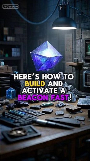 MINECRAFT HOW TO ACTIVATE A BEACON 🔥