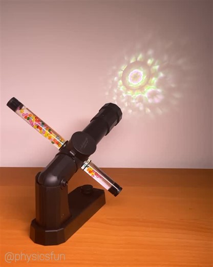 physicsfun on Instagram: "Projector Kaleidoscope: mirrors, symmetry, and the physics of optics are all explored through the assembly of this unique projector kaleidoscope project. Invented by the famous Scottish physicist Sir David Brewster (1781-1868), the kaleidoscope is one of the most popular physics toys ever sold. ➡️ Follow the link in my profile to find where to get this fun kit and other amazing items featured here on @physicsfun #Kaleidoscope #kaleidoscopic #physics #reflect #teleidosco