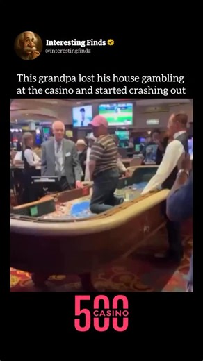 Interesting Finds on Instagram: "Things spiraled completely out of control at a casino when a grandpa, reeling from losing his entire house at the casino, reached a breaking point. Overcome by frustration and desperation, he began acting wildly—climbing onto a pool table, throwing cards in every direction, and creating total chaos. The scene became so intense that casino security had no choice but to step in and remove him from the premises. While the moment is shocking and almost unbelievable,