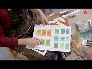 Kleurenkaarten, kleuren mengen - schilderles