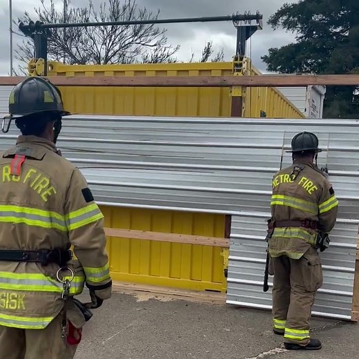 Forcible Entry, Inc.'s - Roll-Up Door prop - in action at Fresno's CATO Training Symposium